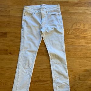 Uniqlo sz 26 skinny corduroy heattech pants tall